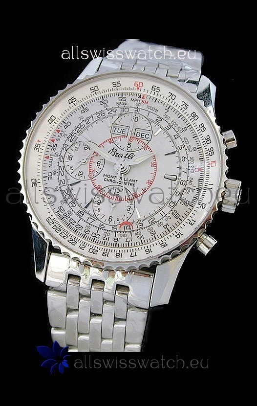 Breitling white face watch best sale