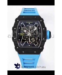 Richard Mille RM35-01 Rafael Nadal Carbon Fiber Casing with Genuine Tourbillon Super Clone Watch 