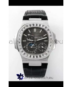 Patek Philippe Nautilus 5712/1A 1:1 Quality Swiss Replica Watch in Grey Dial