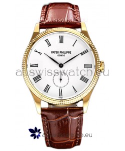 Patek Philippe Calatrava 5119G Yellow Gold Casing 1:1 Mirror Replica Watch 