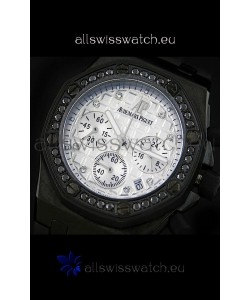 Audemars Piguet Royal Oak Offshore Lady Alinghi Swiss Watch in White Dial
